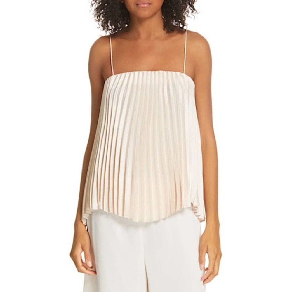 NWT Vince Pleated Spaghetti Strap Camisole